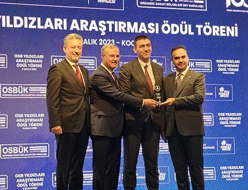 Organize Sanayi Bölgesi Üst Kuruluşu'ndan TİSAŞ'A Ödül