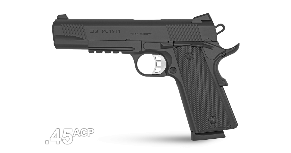 ZIG PC1911 Black - TİSAŞ | Trabzon Silah Sanayi A.Ş.